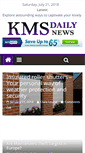 Mobile Screenshot of kmsdailynews.com